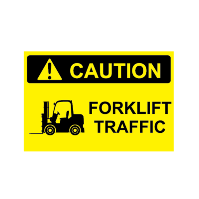 Caution Forklift Traffic
