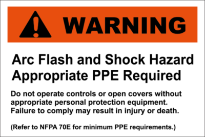 Warning NFPA